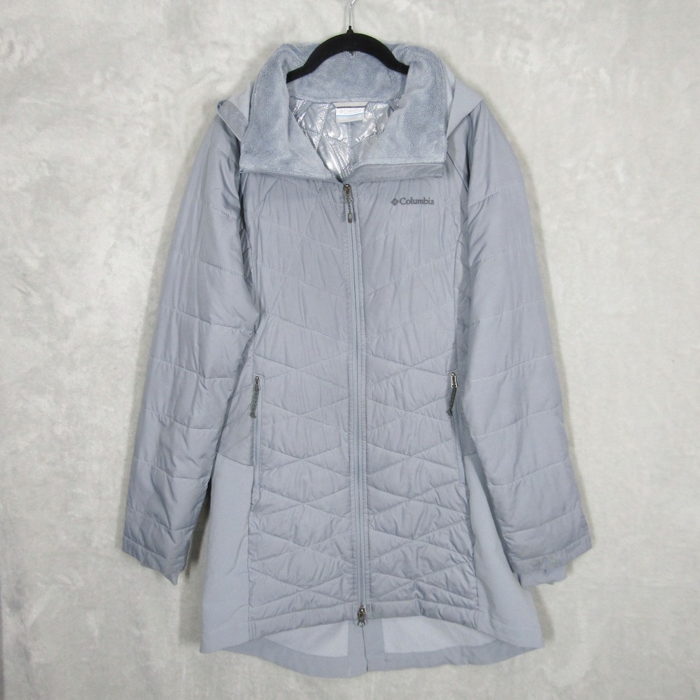 Columbia Light Gray Puffer Jacket
